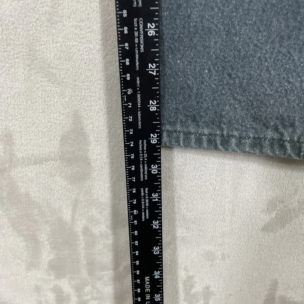 Vintage Levis 501 Jeans Mens 30x30 (fit 29x29) Black Gray Made in USA 90s Button